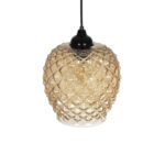 GLOBOSTAR® KEGEL 206-0007 Μοντέρνο Κρεμαστό Φωτιστικό Οροφής με Ντουί 1 x E27 AC 220-240V IP20 - Μελί - Μ19 x Π19 x Υ19cm - Image 7