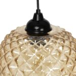 GLOBOSTAR® KEGEL 206-0007 Μοντέρνο Κρεμαστό Φωτιστικό Οροφής με Ντουί 1 x E27 AC 220-240V IP20 - Μελί - Μ19 x Π19 x Υ19cm - Image 9