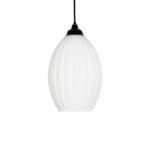 GLOBOSTAR® GURIA 206-0008 Μοντέρνο Κρεμαστό Φωτιστικό Οροφής με Ντουί 1 x E27 AC 220-240V IP20 - Λευκό - Μ19 x Π19 x Υ26cm - Image 5