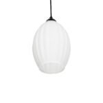 GLOBOSTAR® GURIA 206-0008 Μοντέρνο Κρεμαστό Φωτιστικό Οροφής με Ντουί 1 x E27 AC 220-240V IP20 - Λευκό - Μ19 x Π19 x Υ26cm - Image 6