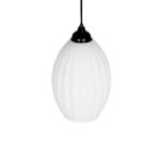 GLOBOSTAR® GURIA 206-0008 Μοντέρνο Κρεμαστό Φωτιστικό Οροφής με Ντουί 1 x E27 AC 220-240V IP20 - Λευκό - Μ19 x Π19 x Υ26cm - Image 7