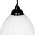 GLOBOSTAR® GURIA 206-0008 Μοντέρνο Κρεμαστό Φωτιστικό Οροφής με Ντουί 1 x E27 AC 220-240V IP20 - Λευκό - Μ19 x Π19 x Υ26cm - Image 9