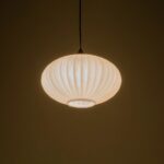 GLOBOSTAR® PERA 206-0011 Μοντέρνο Κρεμαστό Φωτιστικό Οροφής με Ντουί 1 x E27 AC 220-240V IP20 - Λευκό - Μ30 x Π30 x Υ22cm - Image 3