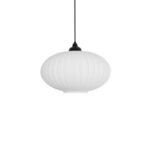 GLOBOSTAR® PERA 206-0011 Μοντέρνο Κρεμαστό Φωτιστικό Οροφής με Ντουί 1 x E27 AC 220-240V IP20 - Λευκό - Μ30 x Π30 x Υ22cm - Image 5