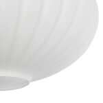 GLOBOSTAR® PERA 206-0011 Μοντέρνο Κρεμαστό Φωτιστικό Οροφής με Ντουί 1 x E27 AC 220-240V IP20 - Λευκό - Μ30 x Π30 x Υ22cm - Image 8