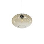 GLOBOSTAR® PERA 206-0012 Μοντέρνο Κρεμαστό Φωτιστικό Οροφής με Ντουί 1 x E27 AC 220-240V IP20 - Mελί - Μ30 x Π30 x Υ22cm - Image 6