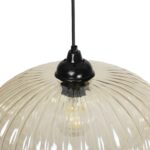 GLOBOSTAR® PERA 206-0012 Μοντέρνο Κρεμαστό Φωτιστικό Οροφής με Ντουί 1 x E27 AC 220-240V IP20 - Mελί - Μ30 x Π30 x Υ22cm - Image 9