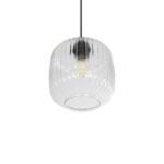 GLOBOSTAR® MELONI 206-0013 Μοντέρνο Κρεμαστό Φωτιστικό Οροφής με Ντουί 1 x E27 AC 220-240V IP20 - Διάφανο - Μ20 x Π20 x Υ24cm - Image 6