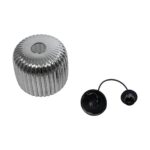 GLOBOSTAR® MELONI 206-0014 Μοντέρνο Κρεμαστό Φωτιστικό Οροφής με Ντουί 1 x E27 AC 220-240V IP20 - Μαύρο Φιμέ - Μ20 x Π20 x Υ24cm - Image 11