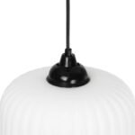 GLOBOSTAR® MELONI 206-0015 Μοντέρνο Κρεμαστό Φωτιστικό Οροφής με Ντουί 1 x E27 AC 220-240V IP20 - Λευκό - Μ20 x Π20 x Υ24cm - Image 9