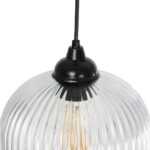 GLOBOSTAR® MELONI 206-0017 Μοντέρνο Κρεμαστό Φωτιστικό Οροφής με Ντουί 1 x E27 AC 220-240V IP20 - Διάφανο - Μ20 x Π20 x Υ38cm - Image 9