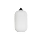 GLOBOSTAR® MELONI 206-0019 Μοντέρνο Κρεμαστό Φωτιστικό Οροφής με Ντουί 1 x E27 AC 220-240V IP20 - Λευκό - Μ20 x Π20 x Υ38cm - Image 5