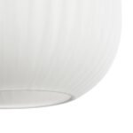 GLOBOSTAR® MELONI 206-0019 Μοντέρνο Κρεμαστό Φωτιστικό Οροφής με Ντουί 1 x E27 AC 220-240V IP20 - Λευκό - Μ20 x Π20 x Υ38cm - Image 8