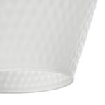 GLOBOSTAR® SKLO 206-0023 Μοντέρνο Κρεμαστό Φωτιστικό Οροφής με Ντουί 1 x E27 AC 220-240V IP20 - Λευκό - Μ22 x Π22 x Υ31cm - Image 8