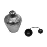 GLOBOSTAR® SKLO 206-0024 Μοντέρνο Κρεμαστό Φωτιστικό Οροφής με Ντουί 1 x E27 AC 220-240V IP20 - Μαύρο Φιμέ - Μ22 x Π22 x Υ31cm - Image 12