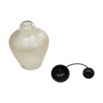 GLOBOSTAR® SKLO 206-0025 Μοντέρνο Κρεμαστό Φωτιστικό Οροφής με Ντουί 1 x E27 AC 220-240V IP20 - Mελί - Μ22 x Π22 x Υ31cm - Image 12