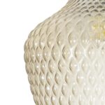 GLOBOSTAR® SKLO 206-0025 Μοντέρνο Κρεμαστό Φωτιστικό Οροφής με Ντουί 1 x E27 AC 220-240V IP20 - Mελί - Μ22 x Π22 x Υ31cm - Image 9