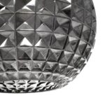 GLOBOSTAR® BASTIK 206-0026 Μοντέρνο Κρεμαστό Φωτιστικό Οροφής με Ντουί 1 x E27 AC 220-240V IP20 - Μαύρο Φιμέ - Μ22 x Π22 x Υ26cm - Image 8