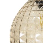 GLOBOSTAR® BASTIK 206-0027 Μοντέρνο Κρεμαστό Φωτιστικό Οροφής με Ντουί 1 x E27 AC 220-240V IP20 - Mελί - Μ22 x Π22 x Υ26cm - Image 9