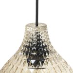 GLOBOSTAR® BASTIK 206-0027 Μοντέρνο Κρεμαστό Φωτιστικό Οροφής με Ντουί 1 x E27 AC 220-240V IP20 - Mελί - Μ22 x Π22 x Υ26cm - Image 10