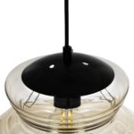 GLOBOSTAR® CORTE 206-0029 Μοντέρνο Κρεμαστό Φωτιστικό Οροφής με Ντουί 1 x E27 AC 220-240V IP20 - Mελί - Μ25 x Π25 x Υ30cm - Image 10