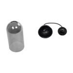 GLOBOSTAR® TUBE 206-0030 Μοντέρνο Κρεμαστό Φωτιστικό Οροφής με Ντουί 1 x E27 AC 220-240V IP20 - Μαύρο Φιμέ - Μ10 x Π10 x Υ24cm - Image 11