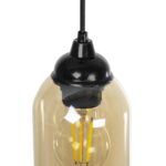 GLOBOSTAR® TUBE 206-0031 Μοντέρνο Κρεμαστό Φωτιστικό Οροφής με Ντουί 1 x E27 AC 220-240V IP20 - Mελί - Μ10 x Π10 x Υ24cm - Image 9