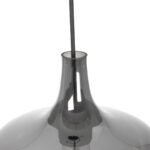 GLOBOSTAR® OVOCE 206-0032 Μοντέρνο Κρεμαστό Φωτιστικό Οροφής με Ντουί 1 x E27 AC 220-240V IP20 - Μαύρο Φιμέ - Μ20 x Π20 x Υ22cm - Image 10