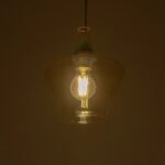 GLOBOSTAR® OVOCE 206-0033 Μοντέρνο Κρεμαστό Φωτιστικό Οροφής με Ντουί 1 x E27 AC 220-240V IP20 - Mελί - Μ20 x Π20 x Υ22cm - Image 3