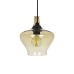 GLOBOSTAR® OVOCE 206-0033 Μοντέρνο Κρεμαστό Φωτιστικό Οροφής με Ντουί 1 x E27 AC 220-240V IP20 - Mελί - Μ20 x Π20 x Υ22cm - Image 5