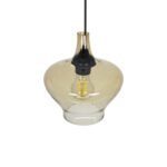 GLOBOSTAR® OVOCE 206-0033 Μοντέρνο Κρεμαστό Φωτιστικό Οροφής με Ντουί 1 x E27 AC 220-240V IP20 - Mελί - Μ20 x Π20 x Υ22cm - Image 7