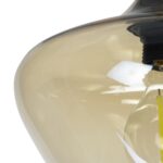 GLOBOSTAR® OVOCE 206-0033 Μοντέρνο Κρεμαστό Φωτιστικό Οροφής με Ντουί 1 x E27 AC 220-240V IP20 - Mελί - Μ20 x Π20 x Υ22cm - Image 9