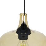 GLOBOSTAR® OVOCE 206-0033 Μοντέρνο Κρεμαστό Φωτιστικό Οροφής με Ντουί 1 x E27 AC 220-240V IP20 - Mελί - Μ20 x Π20 x Υ22cm - Image 10