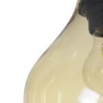 GLOBOSTAR® ΤΟΝΕ 206-0035 Μοντέρνο Κρεμαστό Φωτιστικό Οροφής με Ντουί 1 x E27 AC 220-240V IP20 - Mελί - Μ20 x Π20 x Υ36cm - Image 9