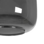 GLOBOSTAR® PIAGE 206-0036 Μοντέρνο Κρεμαστό Φωτιστικό Οροφής με Ντουί 1 x E27 AC 220-240V IP20 - Μαύρο Φιμέ - Μ18 x Π18 x Υ31cm - Image 8