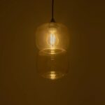 GLOBOSTAR® PIAGE 206-0037 Μοντέρνο Κρεμαστό Φωτιστικό Οροφής με Ντουί 1 x E27 AC 220-240V IP20 - Mελί - Μ17 x Π17 x Υ25cm - Image 3