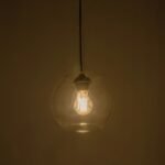 GLOBOSTAR® MPRALA 206-0038 Μοντέρνο Κρεμαστό Φωτιστικό Οροφής με Ντουί 1 x E27 AC 220-240V IP20 - Διάφανο - Μ20 x Π20 x Υ18cm - Image 3