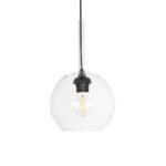 GLOBOSTAR® MPRALA 206-0038 Μοντέρνο Κρεμαστό Φωτιστικό Οροφής με Ντουί 1 x E27 AC 220-240V IP20 - Διάφανο - Μ20 x Π20 x Υ18cm - Image 5