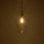 GLOBOSTAR® BOHEMIA 206-0040 Μοντέρνο Κρεμαστό Φωτιστικό Οροφής με Ντουί 1 x E27 AC 220-240V IP20 - Διάφανο - Μ20 x Π20 x Υ32cm - Image 3