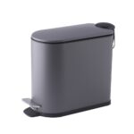 Σετ καλάθι μπάνιου 5 λίτρα soft close και πιγκάλ γκρί (2086-2087 ) Eurocasa