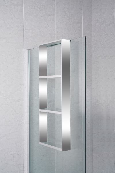 23-9035 SALTO ΡΑΦΙΕΡΑ ΑΛΟΥΜ BRIGHT SILVER 90*35*8.5 - Image 1