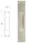 Χούφτα Συρόμενης Πόρτας Χωρίς Τρύπα -  Νίκελ Ματ 232-17 Perfect