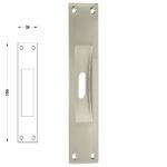 Χούφτα Συρόμενης Πόρτας Με Τρύπα -  Νίκελ Ματ 232-17 Perfect