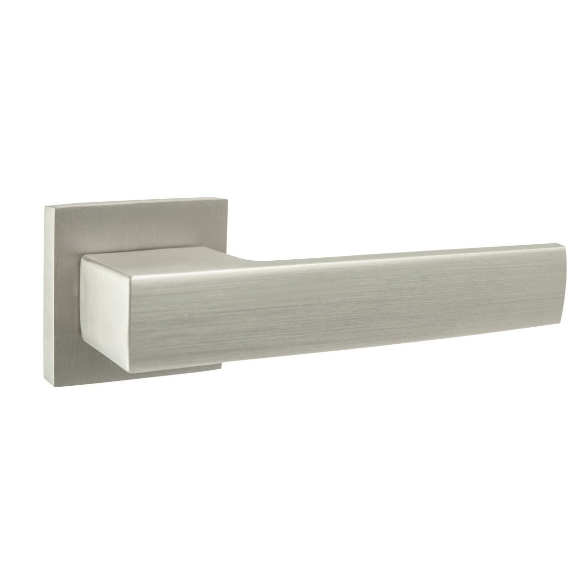 244-17-2nikolaoy Πόμολο Πόρτας με Ροζέτα Perfect 244 - Νίκελ Ματ - Κομψό και σύγχρονο design - Image 1