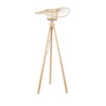 GLOBOSTAR® POPPY 01987 Boho Επιδαπέδιο Φωτιστικό με Ντουί 1 x E27 AC 220-240V IP20 - Μπεζ - Μ58 x Π58 x Υ138cm - Image 2