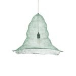 GLOBOSTAR® KENTUCKY 01894 Vintage Κρεμαστό Φωτιστικό Οροφής με Ντουί 1 x E27 AC 220-240V IP20 - Τιρκουάζ - Μ60 x Π60 x Υ52cm - Image 2