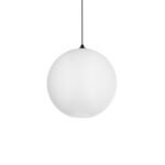 GLOBOSTAR® GABIA 206-0002 Μοντέρνο Κρεμαστό Φωτιστικό Οροφής με Ντουί 1 x E27 AC 220-240V IP20 - Λευκό - Μ40 x Π40 x Υ42cm - Image 2