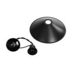 GLOBOSTAR® FERRO 203-0084 Μοντέρνο Κρεμαστό Φωτιστικό Οροφής με Ντουί 1 x E27 AC 220-240V IP20 - Μαύρο - Μ30 x Π30 x Υ15cm - Image 10