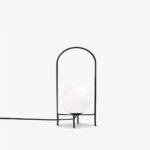 GLOBOSTAR® SPIDY 204-0139 Μοντέρνο Επιτραπέζιο Φωτιστικό Πορτατίφ με Ντουί 1 x E14 AC 220-240V IP20 - Μαύρο & Λευκό - Μ20 x Π20 x Υ37cm - Image 2