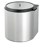 Κάδος Απορριμμάτων Ντουλαπιού Κουζίνας Ø27×31cm - Μαύρο